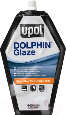 Шпатлевка автомобильная Upol Dolphin Glaze самовыравнивающяся UPOLBAGDOL/1 (440мл)