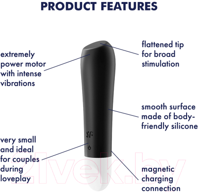 Вибромассажер Satisfyer Ultra Power Bullet 2 / 4009599 (черный)