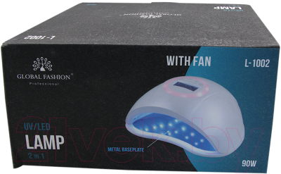UV/LED лампа для маникюра Global Fashion 90W L-1002