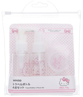 

Набор флаконов для косметики Miniso, Sanrio Hello Kitty / 6235