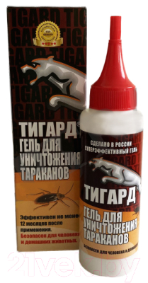 Гель от насекомых Тигард Для уничтожения тараканов (80г)