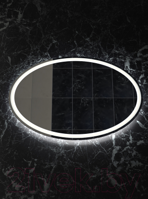 Зеркало Пекам Vesta 1 90x75 / Vesta1-90x75spcl (с подсветкой, сенсором на прикосновение, подогревом и часами)