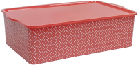 Коробка для хранения Violet С крышкой Bоно / 5521109 (7.5л, красный) - 