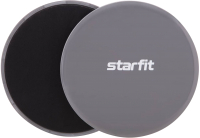 Набор слайдеров для фитнеса Starfit Pro / FS-101 (серый/черный) - 