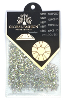 Стразы для ногтей Global Fashion Кристалл Swarovski SS8 (1440шт, хамелеон) - 