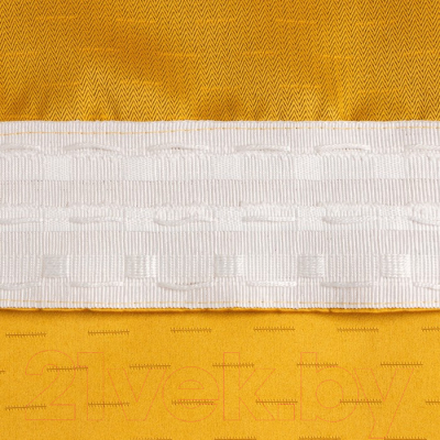 Штора Этель Штрихи 5800392 (130x300, желтый)