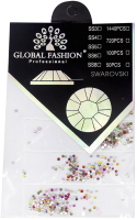 Стразы для ногтей Global Fashion Кристалл Swarovski SS3  (720шт, цветной) - 