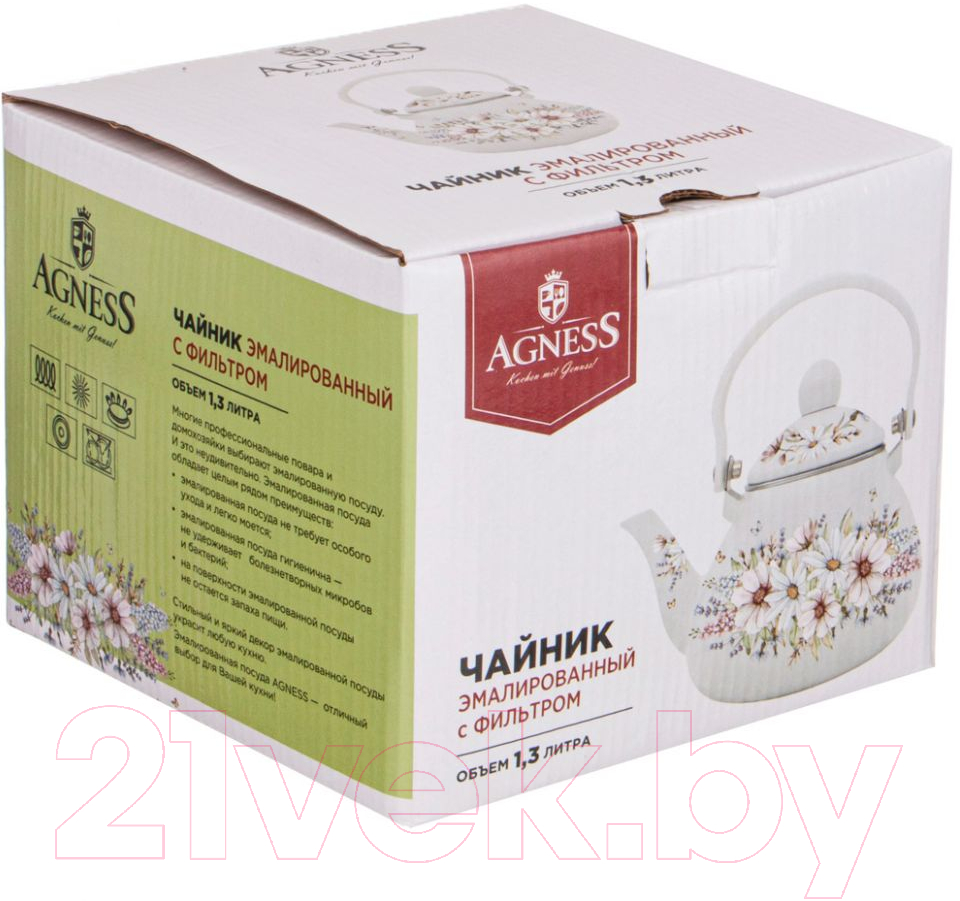 Чайник Agness 934-435 (с ситечком)