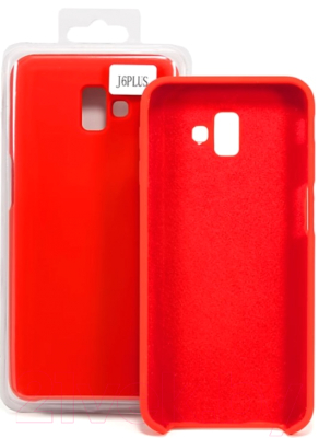 Чехол-накладка Case Liquid для Galaxy J6 Plus (красный)