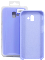 Чехол-накладка Case Liquid для Galaxy J6 Plus (светло-фиолетовый) - 