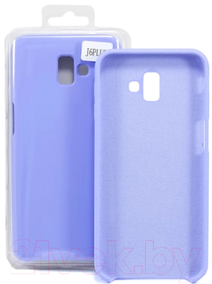 Чехол-накладка Case Liquid для Galaxy J6 Plus (светло-фиолетовый)
