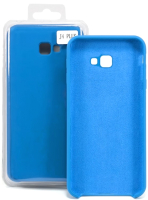 Чехол-накладка Case Liquid для Galaxy J4 Plus (синий кобальт) - 