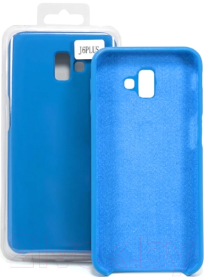 Чехол-накладка Case Liquid для Galaxy J6 Plus (синий кобальт)