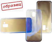 Чехол-накладка Case Rainbow для Nokia 1 (глянцевый черный) - 