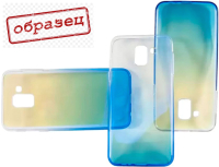 Чехол-накладка Case Rainbow для Nokia 1 (глянцевый синий) - 