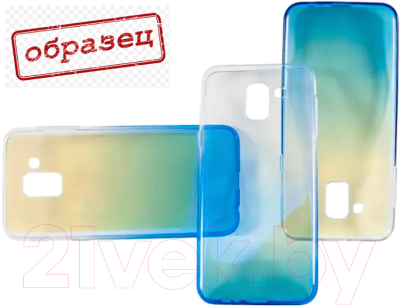 Чехол-накладка Case Rainbow для Nokia 1 (глянцевый синий)