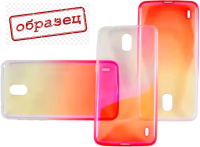 Чехол-накладка Case Rainbow для Nokia 1 (глянцевый розовый) - 