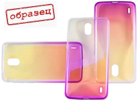 Чехол-накладка Case Rainbow для Nokia 7 Plus (глянцевый фиолетовый) - 