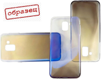 Чехол-накладка Case Rainbow для Nokia 7 Plus (глянцевый черный) - 