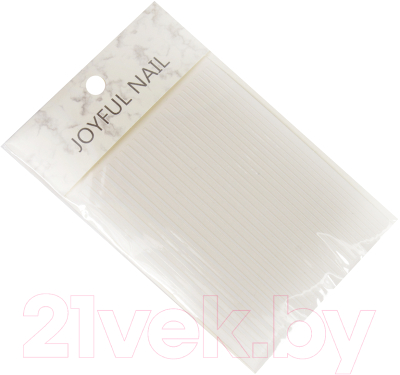 Наклейки для ногтей Global Fashion Гибкая лента Joyful Nail (белый)