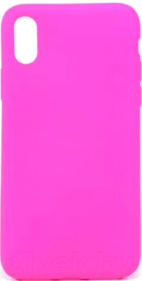 Чехол-накладка Case Rugged для iPhone X (розовый)