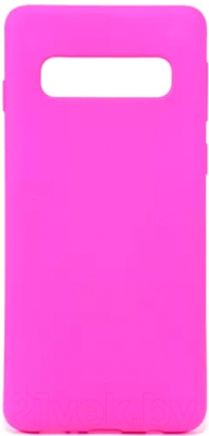 Чехол-накладка Case Rugged для Galaxy S10 Plus (розовый)