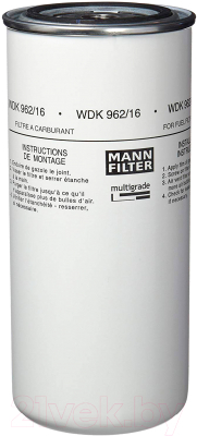 

Топливный фильтр Mann-Filter, WDK962/16