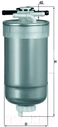 Топливный фильтр Knecht/Mahle KL233/2