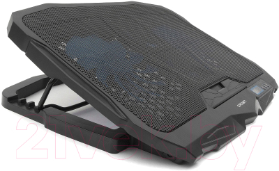 Подставка для ноутбука Crown CMLS-01 (черный/синий)