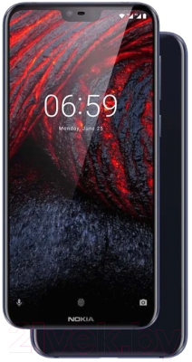 Смартфон Nokia 6.1 Plus Dual / TA-1116 (черный)