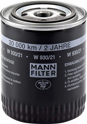 Масляный фильтр Mann-Filter W930/21