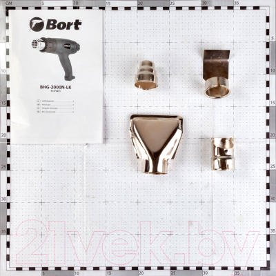 Строительный фен Bort BHG-2000N-LK (91275431)