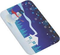 

Коврик для ванной JoyArty, Домашний снеговик / bath_4546