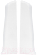 Заглушка для плинтуса Ideal Деконика 001-G Белый глянцевый (8.5см, 2шт флоупак) - 