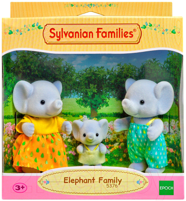 Набор фигурок коллекционных Sylvanian Families Семья слоников / 5376