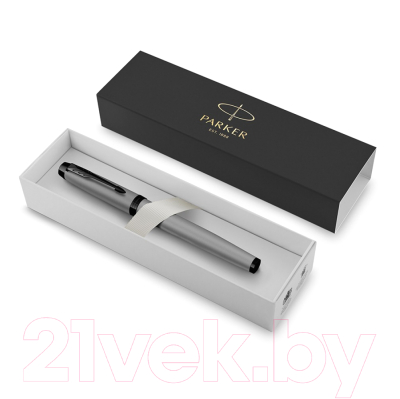 Ручка-роллер имиджевая Parker IM Achromatic Matte Grey BT 2127751