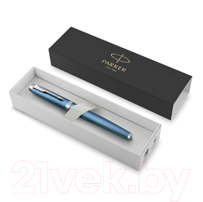 Ручка шариковая имиджевая Parker IM Premium Blue Grey CT 2143648