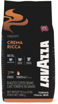 Кофе в зернах Lavazza Crema Ricca (1кг)