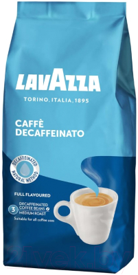 Кофе в зернах Lavazza DEK без кофеина (500г)