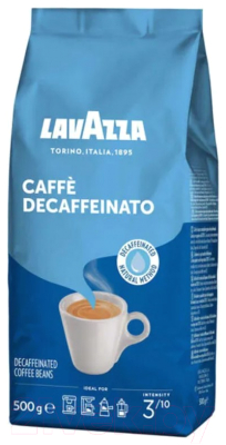 Кофе в зернах Lavazza DEK без кофеина (500г)