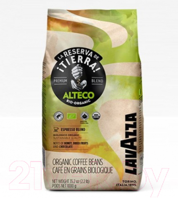 Кофе в зернах Lavazza La Reserva de Tierra Alteco Bio-Organic Espresso Blend (1кг)