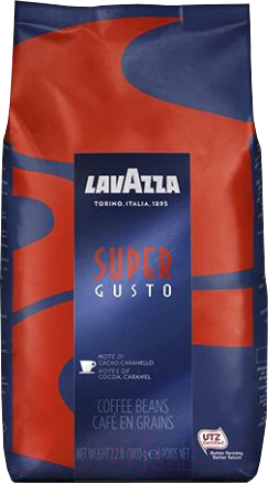 Кофе в зернах Lavazza Super Gusto