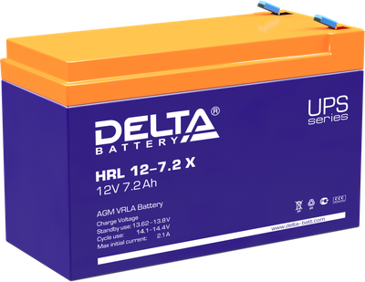 Аккумуляторная батарея DELTA HRL 12-7.2 X -