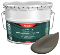 Краска Finntella Eco 3 Wash and Clean Mutteri / F-08-1-9-LG264 (9л, коричневый, глубокоматовый) - 