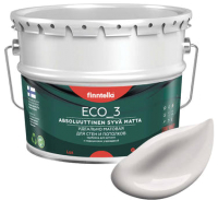 Краска Finntella Eco 3 Wash and Clean Arkuus / F-08-1-9-LG286 (9л, глубокоматовый) - 