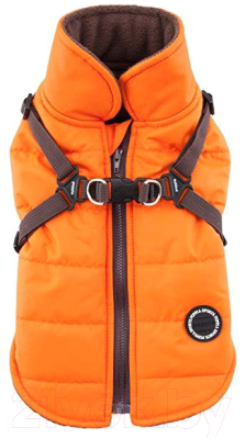 Жилетка для животных Puppia Mountaineer II / PAPD-VT1366-OR-S (оранжевый)