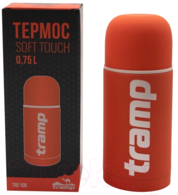 Термос для напитков Tramp Soft Touch / TRC-108ор (оранжевый)