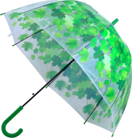 Зонт-трость Мультидом Листья / FX24-12 (полуавтомат) - 