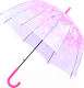 Зонт-трость Мультидом Цветы / FX24-13 (полуавтомат) - 