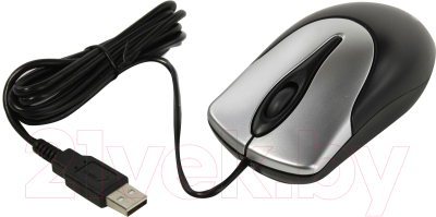 Мышь Genius NetScroll 100 V2 New (черный/серебристый)